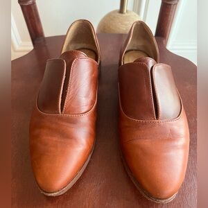 Nisolo Emma d'Orsay Loafer - Brandy - Size 6.5